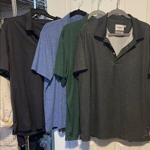 FOUR Performance Fabric Polos
